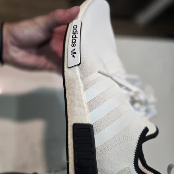 Adidas NMD R1 White W/Black - Picture 3 of 6